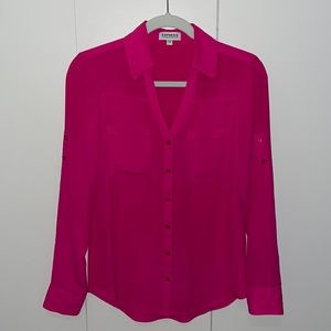 Express hot pink dress shirt